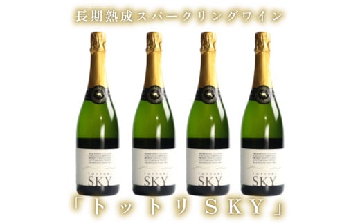 ９７２．【長期熟成】トットリSKY（白）4本セット《検索用ワード:スパークリングワイン》