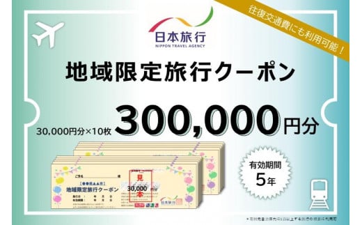 三重県伊賀市　日本旅行　地域限定旅行クーポン300,000円分