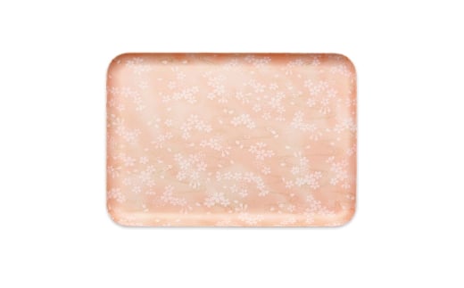 タツクラフト 友禅和紙トレー L 39cm 2枚セット 桜 流水紋 【Tk318】【ttcf127】 1747450 - 和歌山県由良町