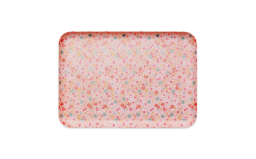 タツクラフト 友禅和紙トレー L 39cm 2枚セット 小花 吹雪 【Tk320】【ttcf129】 1747452 - 和歌山県由良町