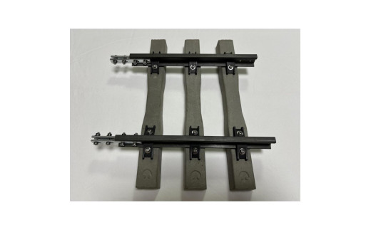 コンクリートまくらぎ製ミニ直線線路