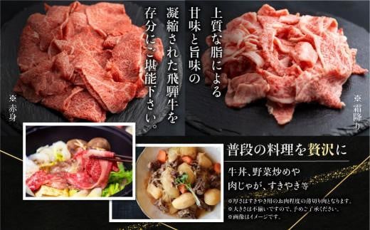 岐阜県高山市のふるさと納税 【7月発送】A5等級 飛騨牛 霜降り 切り落とし 300g 【日付指定不可】  ブランド牛 雌牛 5等級 A5ランク  切落し  薄切り バラ肉 天狗総本店 熨斗 のし 飛騨高山 天狗総本店 BP023VC07