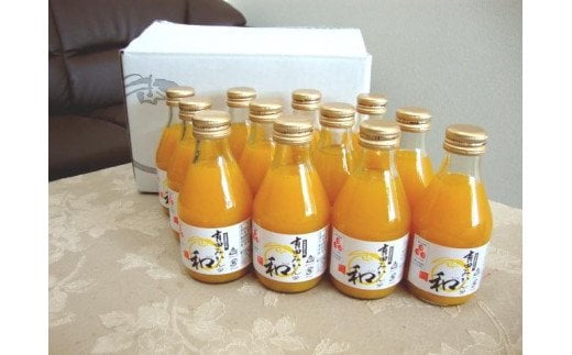 有田みかんの和１８０ｍｌ×１２本【kjk111】 482513 - 和歌山県由良町
