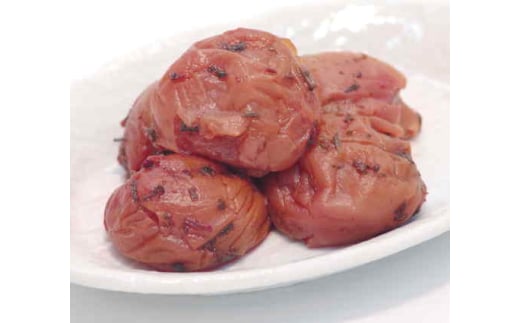 しそかつお梅干し つぶれ梅(はちみつ入り)1kg[紀州南高梅](ご家庭用)[ard108]