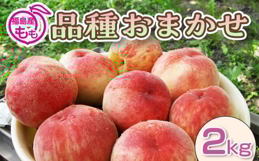 阿部農縁　福島県の桃　農家直送の完熟もも　品種おまかせ2kg(6～9玉)　ギフト・贈答用 F7X-0054 696546 - 福島県須賀川市