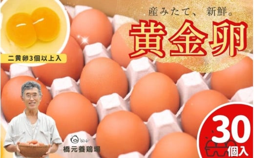 産みたて新鮮卵 30個入り ※二黄卵3個以上入り！ | 卵 たまご 玉子 鶏卵 新鮮 濃厚 生卵 赤玉たまご 目玉焼き オムレツ 健康 産地直送 ※沖縄・離島への配送不可 1322701 - 宮城県涌谷町