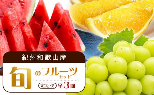 【6・7・9月 全3回】紀州和歌山産旬のフルーツセット（スイカ・バレンシア・シャイン）【UT93】 1488722 - 和歌山県九度山町