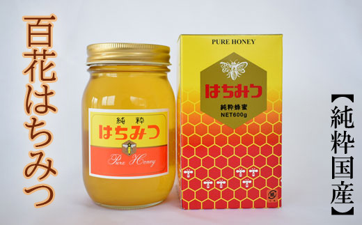［純粋国産］和歌山県産百花はちみつ600g★2026年1月中旬～2026年1月下旬頃に発送［TM56］【tec507A】