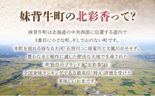 北海道妹背牛町のふるさと納税 令和7年産 妹背牛産新米【プレミアム北彩香(ななつぼし)】白米5kg 真空パック 2026年1月発送