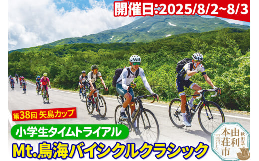第38回 矢島カップ Mt.鳥海バイシクルクラシック 参加申込【小学生タイムトライアル】 2038390 - 秋田県由利本荘市