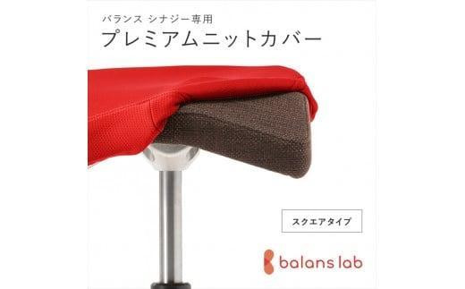 バランスシナジー専用プレミアムニットカバー（レッド）スクエアシート用 はっ水加工【 バランスシナジー カバー 大阪府 門真市 】 2040642 - 大阪府門真市
