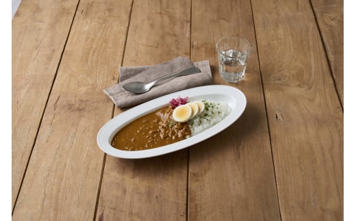 【美濃焼】 miyama. カレー うつわ いつも カレー皿 白磁 瑞浪市 / ミヤマプランニング 食器 皿 プレート [AZCM056] 1137149 - 岐阜県瑞浪市