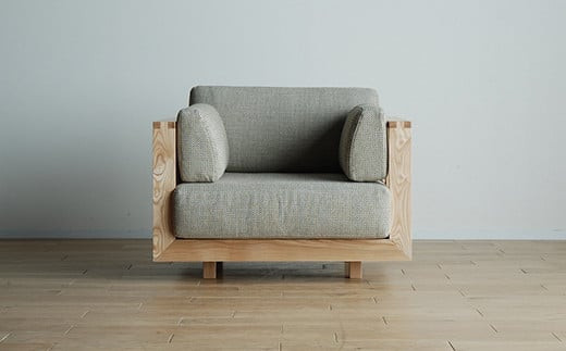 【開梱・設置】ナープ　ソファ1P（93cm）　CR-BE/TN　AL158