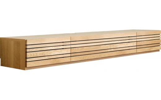 【開梱・設置】テレビボード　アクティフ240cm　ナチュラル　AL319