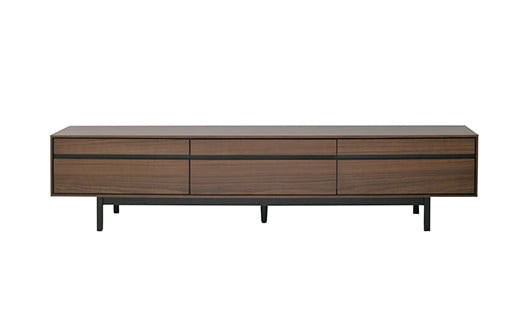 【開梱・設置】ロゼッタ 180cm テレビボード（ウォールナット）　AX063