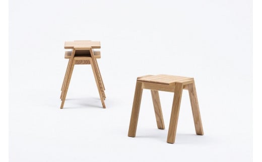 家具 kitoki 小泉誠デザイン WK49.stacking stool(スタッキングスツール) 広島県福山市/若葉家具株式会社 スツール 木製 おしゃれ 北欧 サイドテーブル [BADX004] 1942234 - 広島県福山市