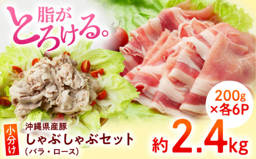 沖縄県産豚肉 しゃぶしゃぶセット (バラ・