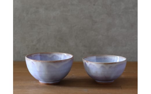 萩焼 セット 組飯碗 粉引紫 茶碗 器 工芸品 |HG000931 2057547 - 山口県萩市