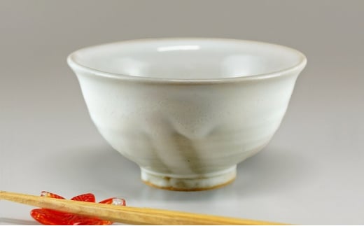 【352047000311】萩焼 ごはん茶碗 (白) 2057115 - 山口県萩市