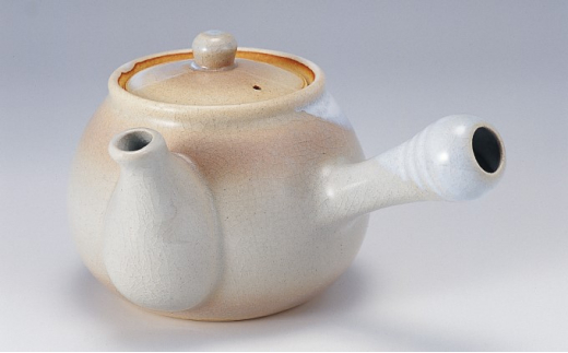 【352047000470】《萩焼》姫萩 茶こし付茶器揃 2057238 - 山口県萩市