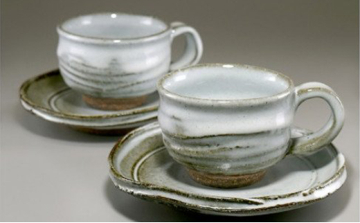 萩焼 コーヒーカップ (丸) ペア |HG000327 2057131 - 山口県萩市