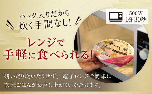 【6ヶ月定期便】夢つくし 玄米 PREMIUMパック 24パック×6回