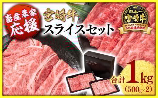 【宮崎牛】赤身とロースの食べ比べ!!鉄板焼肉・すき焼き等に