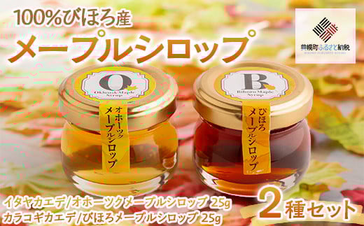 ミニサイズも新登場!100%びほろ「メープルシロップミニ」2種セット [ ふるさと納税 人気 おすすめ ランキング メープルシロップ シロップ かえで びほろメープル メープル 甘い スイーツ ギフト 贈答 贈り物 プレゼント 自宅用 家庭用 北海道 美幌町 送料無料 ]