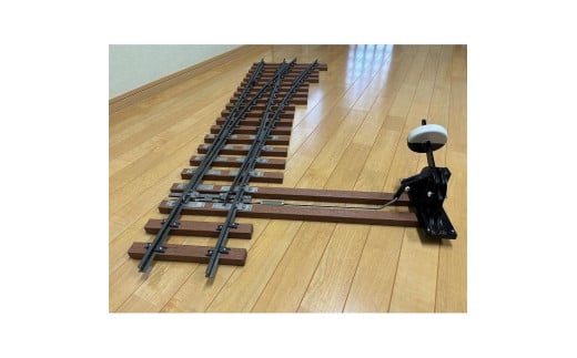 ミニ鉄道パーツ 合成枕木製4番片開き分岐器(右) 1セット 1303857 - 群馬県伊勢崎市