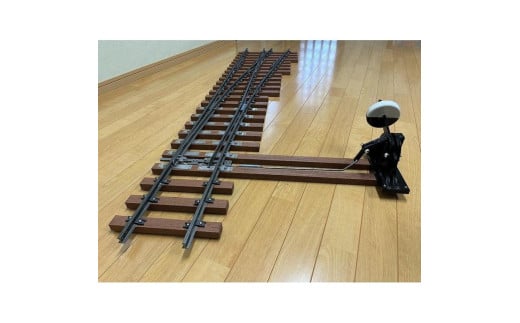 ミニ鉄道パーツ 合成枕木製6番片開き分岐器(右) 1セット 1303859 - 群馬県伊勢崎市