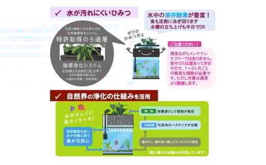 せせらぎビオトープ 25cm型基本+木枠台セット - 広島県東広島市