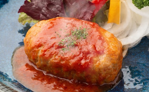 伊豆沼豚 やわらか煮込みハンバーグセット ＜トマトソース＞ 計840g (140g×6パック)  冷凍ハンバーグ 肉 豚肉 国産 トマト 温めるだけ 簡単 レトルト レンジ 湯せん 【有限会社伊豆沼農産】tm035 690683 - 宮城県登米市