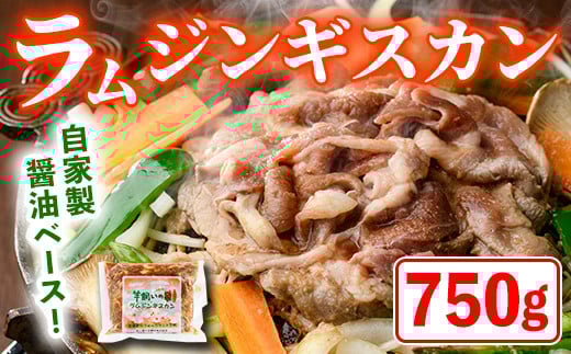 【A7027】特製 ラム ジンギスカン (750g×1袋) 羊 羊肉 ラム肉 冷凍 焼肉 ジンギスカン ラムジンギスカン 醤油ベース タレ 味付き BBQ バーベキュー 【羊と雲の丘観光】 1160505 - 北海道士別市