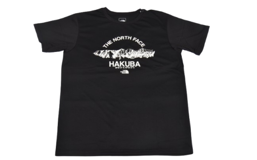 THE NORTH FACE「白馬三山 Tシャツ」メンズL　ブラック【P0550496_M_L_BL】