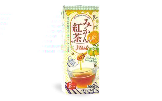 みかん紅茶 200ml×24本 計4.8L 紅茶飲料 ドリンク みかん 国産 2067049 - 熊本県熊本市