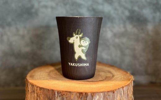 森のタンブラー475ml　屋久杉【武田館】（おんぶ・フェイスより選択可）
