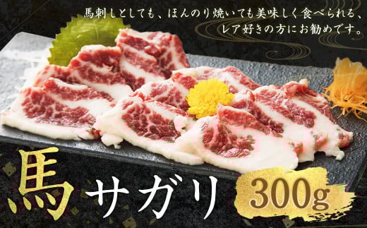 馬サガリ 約300g 馬刺し 馬刺 お肉 肉 馬肉 カルビ ブロック 2034548 - 熊本県西原村