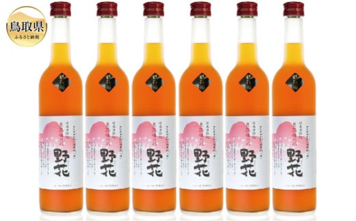 D25-011 鳥取県の美味しい酒 梅酒 野花(のきょう)6本セット 2066189 - 鳥取県鳥取県庁