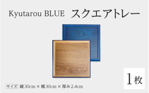 【伝統工芸品】Kyutarou BLUE　スクエアトレー　スタンダード [C-04402a] 430087 - 福井県鯖江市