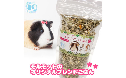 fuu うまうまセレクション モルモットのオリジナルブレンドごはん（210g）　［ やさいプラス 小動物用 バランス 栄養食 ペットフード 餌 えさ エサ ］