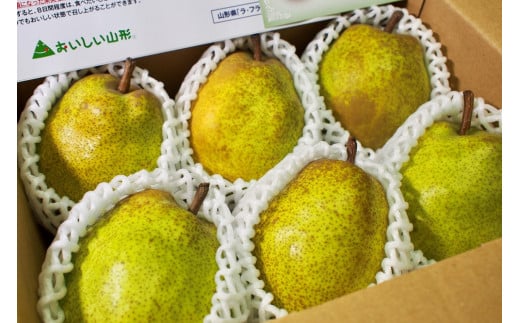山形県上山市のふるさと納税 西洋梨（ラ・フランス）６玉　0037-2505