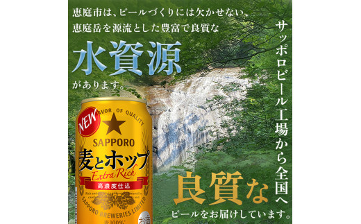 『定期便：全4回』麦とホップ350ml×24本