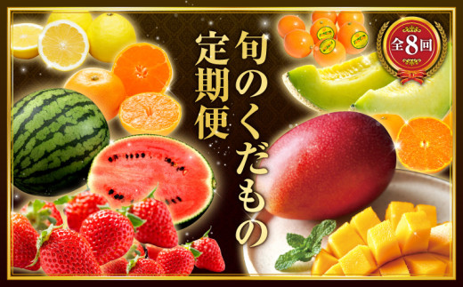 [数量限定]旬のくだもの定期便[全8回]