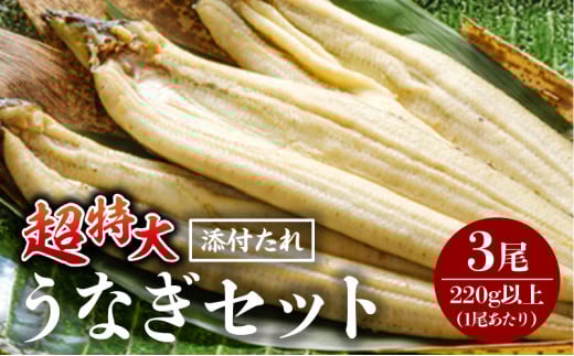 《2025年6月発送予定》うなぎ白焼(超特大サイズ) 3尾_M069-024-jun 2030145 - 宮崎県宮崎市