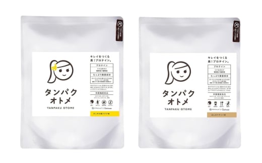 プロテイン タンパクオトメ 2袋 すこやか朝バナナ × ほんのりチャイ | プロテイン ソイプロテイン ホエイプロテイン 女性 プロテイン 美容 プロテイン プロテインシェイカー プロテイン サプリメント タマチャンショップ 大分県 中津市