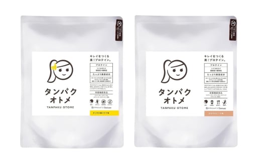 プロテイン タンパクオトメ 2袋 すこやか朝バナナ × さわやかピーチ | プロテイン ソイプロテイン ホエイプロテイン 女性 プロテイン 美容 プロテイン プロテインシェイカー プロテイン サプリメント タマチャンショップ 大分県 中津市