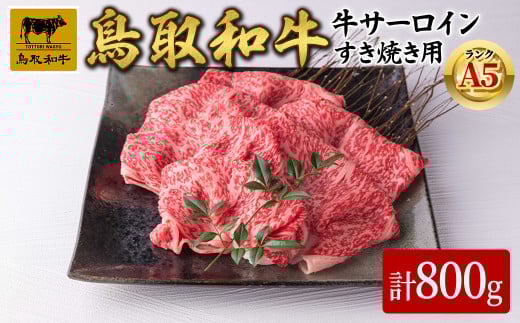 A5鳥取県産黒毛和牛サーロイン すき焼き用(計800g)【sm-DH002-B】【カタセイ】 1419108 - 鳥取県境港市