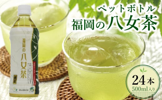 【八女茶】煎茶ペットボトル 500ml×24本 1490752 - 福岡県大川市