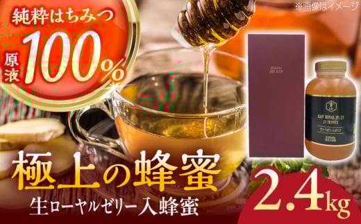 コハマのハチミツ 生ローヤルゼリー入蜂蜜 2.4kg×1本 蜂蜜 はちみつ ハチミツ 国産 ギフト 沖縄市 / 農業生産法人株式会社小浜養蜂場 [BCAQ007] 2129989 - 沖縄県沖縄市