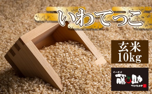 【2025年11月上旬より発送】 新米 岩手県産 いわてっこ 玄米 10kg ／ 米 産地直送 農家直送 【十一代目藤助】 688474 - 岩手県八幡平市